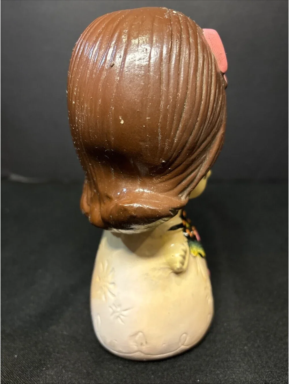 Vintage 1950s Big Eyed Girl Bank with Its Rubber Cork Made In Japan Piggy Bank